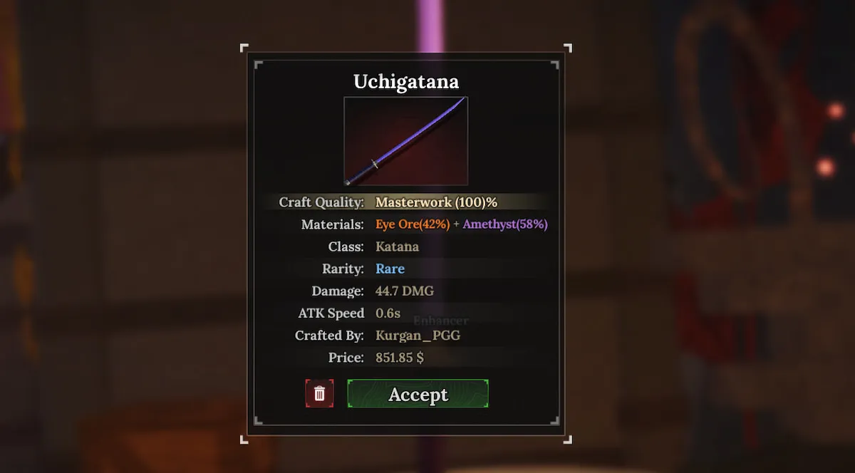 Katana Recipe The Forge: Craft God-Tier Weapons